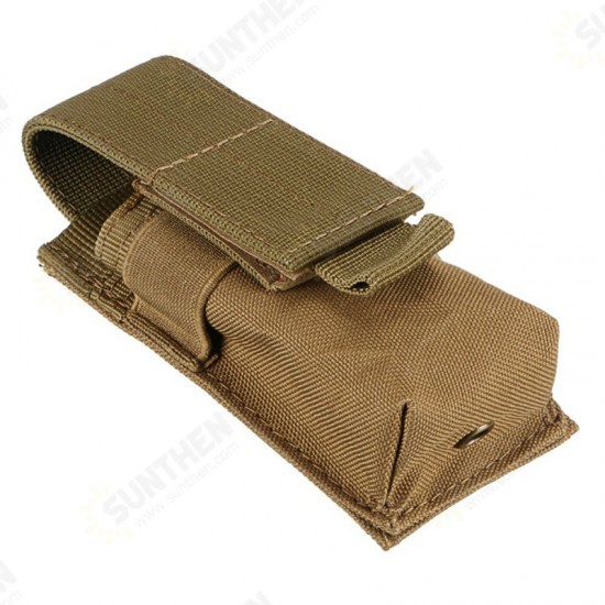 Nylon Single Mag Pouch Insert Flashlight Combo Clip Carrier For Duty Belt Hunting Gun Accessories