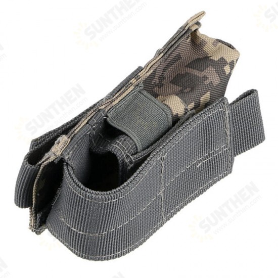 Nylon Single Mag Pouch Insert Flashlight Combo Clip Carrier For Duty Belt Hunting Gun Accessories