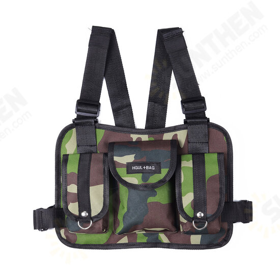 Nylon Tactical Chest Bag Crossbody Bag Camping Hunting Shoulder Bag