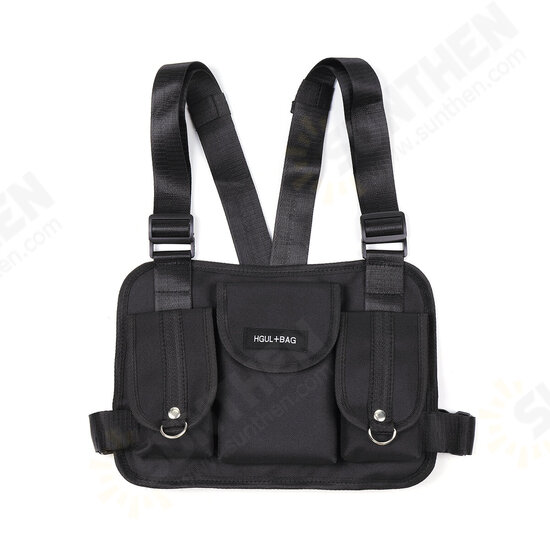 Nylon Tactical Chest Bag Crossbody Bag Camping Hunting Shoulder Bag