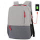 Outdoor Camping Nylon 25L USB Charging Backpack Waterproof Large Big Capacity Laptop Bag