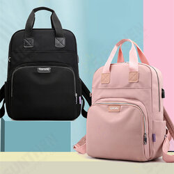 Outdoor Camping Women USB Charging Port Nylon Backpack School Bag Travel Rucksack Laptop Outdoor Camping Women USB Charging Port Nylon Backpack School Bag Travel Rucksack Laptop