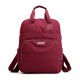 Outdoor Camping Women USB Charging Port Nylon Backpack School Bag Travel Rucksack Laptop