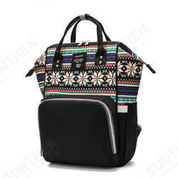 Outdoor Mummy Backpack Nappy Diaper Bag Travel Storage Bag Vintage Floral Shoulder Bag Outdoor Mummy Backpack Nappy Diaper Bag Travel Storage Bag Vintage Floral Shoulder Bag