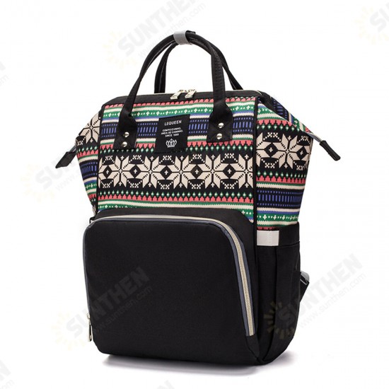 Outdoor Mummy Backpack Nappy Diaper Bag Travel Storage Bag Vintage Floral Shoulder Bag Outdoor Mummy Backpack Nappy Diaper Bag Travel Storage Bag Vintage Floral Shoulder Bag