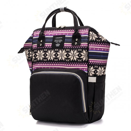 Outdoor Mummy Backpack Nappy Diaper Bag Travel Storage Bag Vintage Floral Shoulder Bag Outdoor Mummy Backpack Nappy Diaper Bag Travel Storage Bag Vintage Floral Shoulder Bag