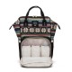 Outdoor Mummy Backpack Nappy Diaper Bag Travel Storage Bag Vintage Floral Shoulder Bag Outdoor Mummy Backpack Nappy Diaper Bag Travel Storage Bag Vintage Floral Shoulder Bag