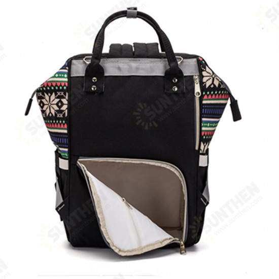 Outdoor Mummy Backpack Nappy Diaper Bag Travel Storage Bag Vintage Floral Shoulder Bag Outdoor Mummy Backpack Nappy Diaper Bag Travel Storage Bag Vintage Floral Shoulder Bag