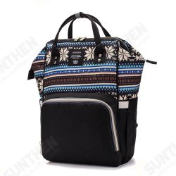 Outdoor Mummy Backpack Nappy Diaper Bag Travel Storage Bag Vintage Floral Shoulder Bag Outdoor Mummy Backpack Nappy Diaper Bag Travel Storage Bag Vintage Floral Shoulder Bag