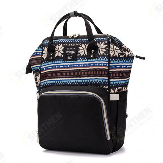 Outdoor Mummy Backpack Nappy Diaper Bag Travel Storage Bag Vintage Floral Shoulder Bag Outdoor Mummy Backpack Nappy Diaper Bag Travel Storage Bag Vintage Floral Shoulder Bag