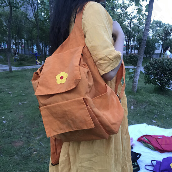 Outdoor Nylon School Bag Portable Girl Backpack Travel Shoulder Bag Outdoor Nylon School Bag Portable Girl Backpack Travel Shoulder Bag