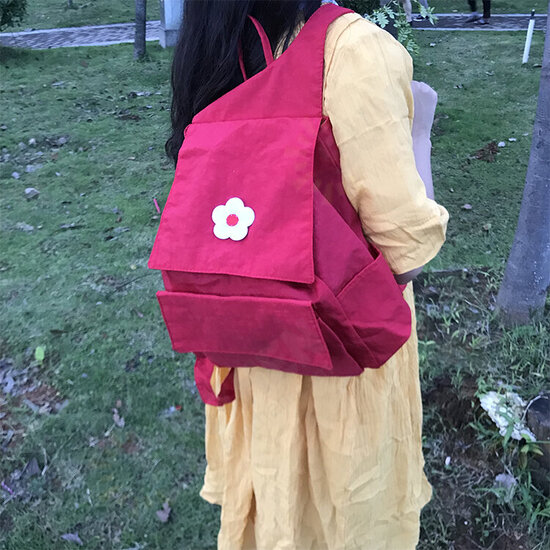 Outdoor Nylon School Bag Portable Girl Backpack Travel Shoulder Bag Outdoor Nylon School Bag Portable Girl Backpack Travel Shoulder Bag