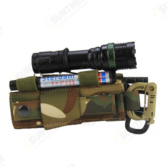 Outdoor Nylon Tactical Bag Flashlight Clip First Aid Tourniquet Buckle Strap Combat Application For Emergency Injury