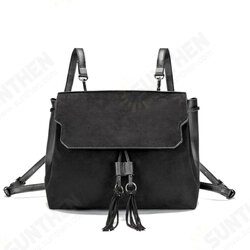 Outdoor PU Leather Backpack Women Tassel Handbag School Bag Travel Rucksack Outdoor PU Leather Backpack Women Tassel Handbag School Bag Travel Rucksack