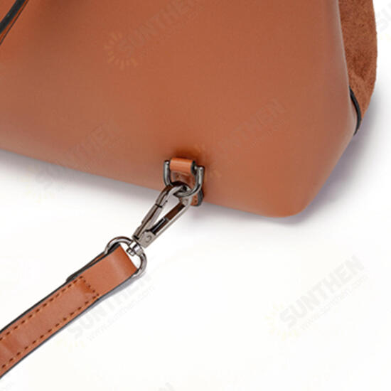 Outdoor PU Leather Backpack Women Tassel Handbag School Bag Travel Rucksack