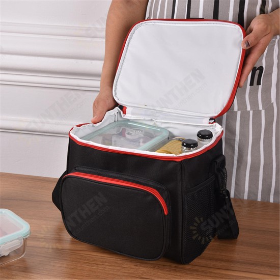 Outdoor Picnic Bag Waterproof Insulated Thermal Cooler Lunch Box Tote Lunch Food Container