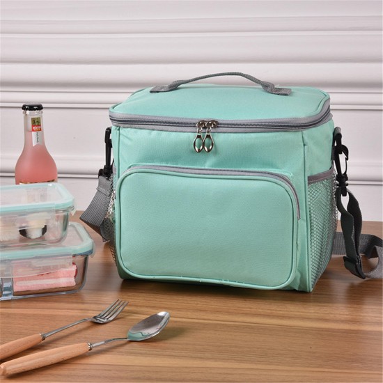 Outdoor Picnic Bag Waterproof Insulated Thermal Cooler Lunch Box Tote Lunch Food Container