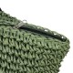 Outdoor Portable Straw Weave Handbag Tote Beach Bag Pack Pouch Shoulder Bag