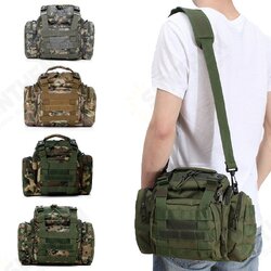 Outdoor Tactical Molle Backpack Camera Shoulder Pack Bag Waist Pouch Hiking Camping Travel Handbag