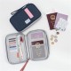 Outdoor Travel Card Passport Storage Bag Documents Cash Wallet Organizer Card Holder