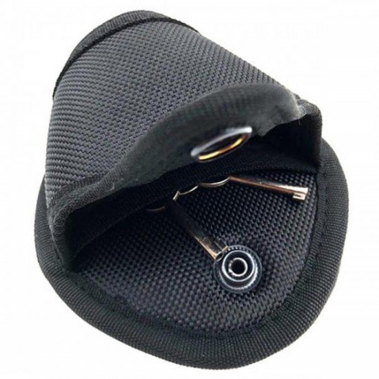 Outdoor Universal Tactical Handcuffs Bag Multi-functional Tactical Waist Bag- Black