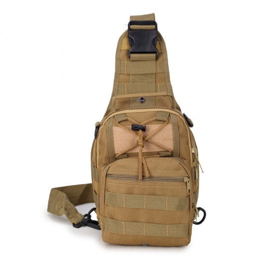 Oxford Cloth Chest Back Molle Pouch Crossbody Shoulder Bag Military Amry Tactical Bag Outdoor Sports