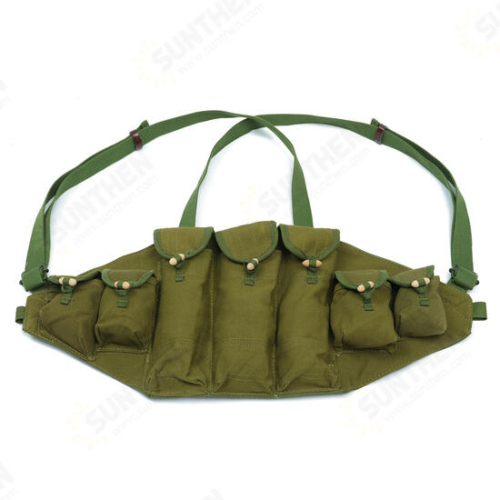 Oxford Cloth Tactical Bag Military Chest Bag Walkie Talkie Storage Bag