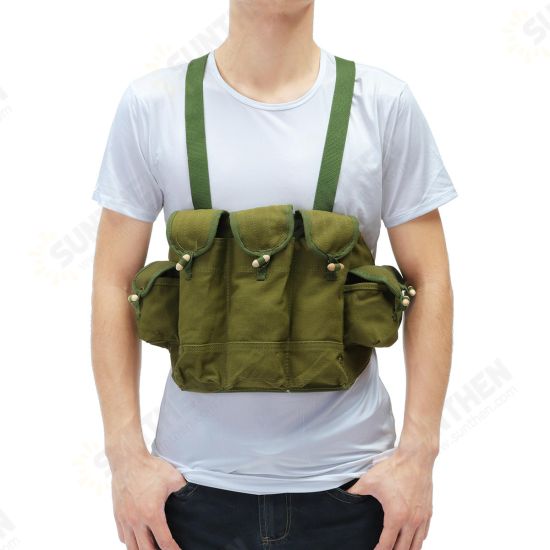 Oxford Cloth Tactical Bag Military Chest Bag Walkie Talkie Storage Bag