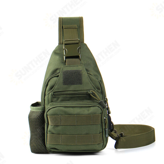 Oxford Cloth Tactical Bag USB Charging Chest Bag Climbing Hiking Shoulder Bag