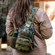 Oxford Cloth Tactical Bag USB Charging Chest Bag Climbing Hiking Shoulder Bag Oxford Cloth Tactical Bag USB Charging Chest Bag Climbing Hiking Shoulder Bag