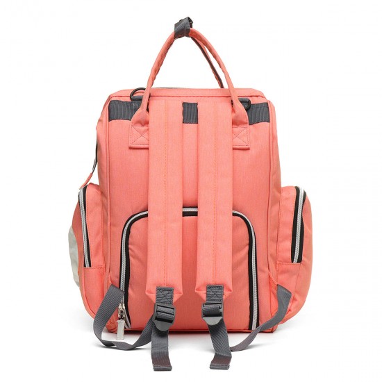 Oxford Cloth Waterproof Travel Backpack Multi-function Mommy Bag Baby Diaper Storage Bag Backpack
