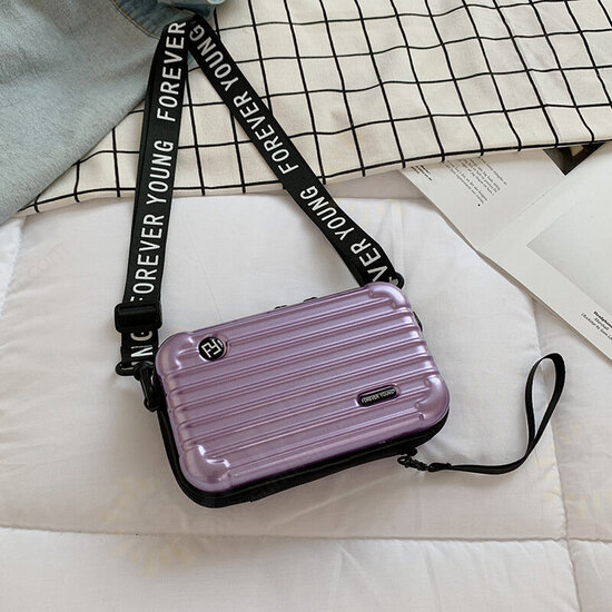 PVC Crossbody Bag Mini Makeup Bag Travel Shoulder Bag Storage Bag Handbag