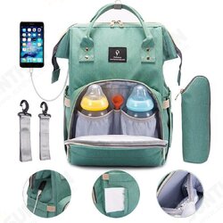 Waterproof Mummy Baby Diaper Backpack with USB Interface Charging Waterproof Oxford Diaper Nappy Bag for Outdoor Travel Waterproof Mummy Baby Diaper Backpack with USB Interface Charging Waterproof Oxford Diaper Nappy Bag for Outdoor Travel
