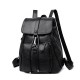 Soft PU Leather Backpack Ladies Casual Shoulder Bag Outdoor Hunting Travel Rucksack