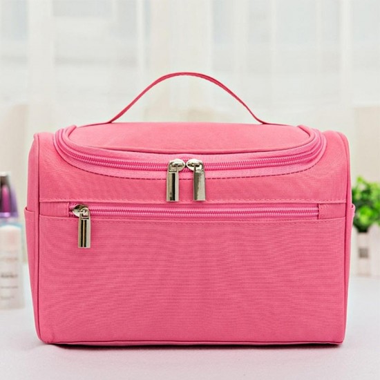 Women Portable Toiletry Wash Bag Waterproof Cosmetic Make-up Storage Pouch Outdoor Travel