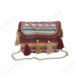 Women Ring Handle Straw Bag Pouch Rattan Messenger Handbag Beach Tote Outdoor Travel Women Ring Handle Straw Bag Pouch Rattan Messenger Handbag Beach Tote Outdoor Travel