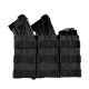 1000D Nylon Molle Tactical Bag Triple Magazine Pouch For Camping Hunting