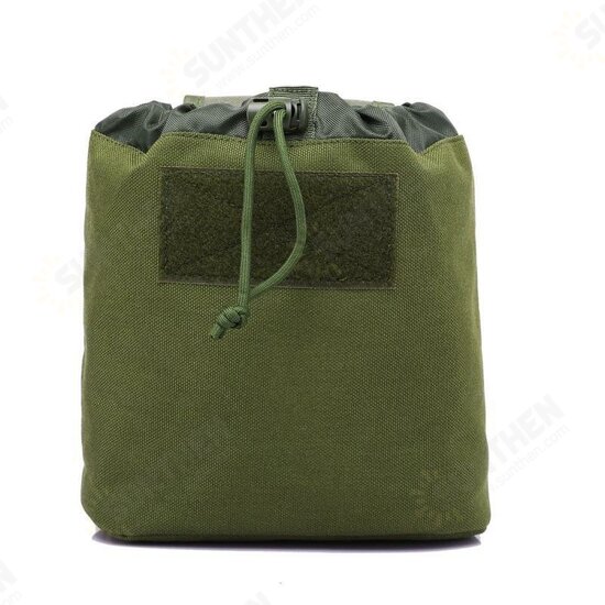 1000D Nylon Waterproof Tactical Bag Multifunctional Folding Outdoor Hiking Travel Tool Bag Drawstring Storage Bag