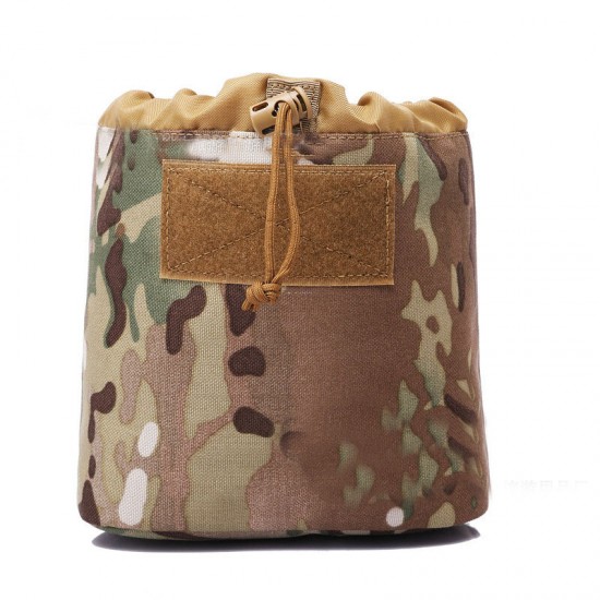 1000D Nylon Waterproof Tactical Bag Multifunctional Folding Outdoor Hiking Travel Tool Bag Drawstring Storage Bag