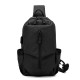 3611 USB Tactical Bag Oxford Waterproof Chest Bag Shoulder Bag Crossbody Bag Fashion Leisure Hand Bag