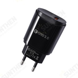 2.4A USB Type C Micro USB Fast Charging Charger Adapter EU Plug For iPhone X XS HUAWEI P30 MI8 MI9 Oneplus 7 S10