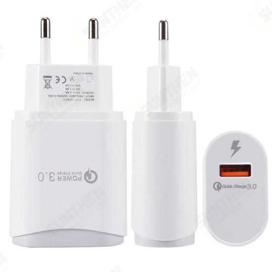 2.4A USB Type C Micro USB Fast Charging Charger Adapter EU Plug For iPhone X XS HUAWEI P30 MI8 MI9 Oneplus 7 S10 2.4A USB Type C Micro USB Fast Charging Charger Adapter EU Plug For iPhone X XS HUAWEI P30 MI8 MI9 Oneplus 7 S10