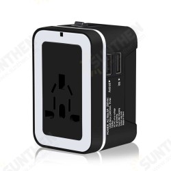 2.4A Worldwide Travel Multifunction Dual USB Charger Global International Universal Socket Converter Adapter for Phone Tablet Camera Samsung Huawei 2.4A Worldwide Travel Multifunction Dual USB Charger Global International Universal Socket Converter Adapter for Phone Tablet Camera Samsung Huawei