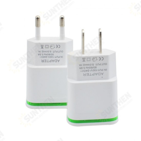 2A Dual USB Ports Luminous USB Charger Fast Charging For iPhone XS 11Pro Huawei P30 Pro P40 Mi10 S20 2A Dual USB Ports Luminous USB Charger Fast Charging For iPhone XS 11Pro Huawei P30 Pro P40 Mi10 S20