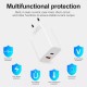 30W 2-Port USB PD Charger Adapter USB-C PD & USB-A QC3.0 Fast Charging For iPhone 13 Pro Max For Samsung Galaxy Note 20 For Xiaomi 12