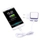 3.1A Dual Micro USB Port LED Fast Charging EU Plug Adapter Charger for HUAWEI Honor HTC