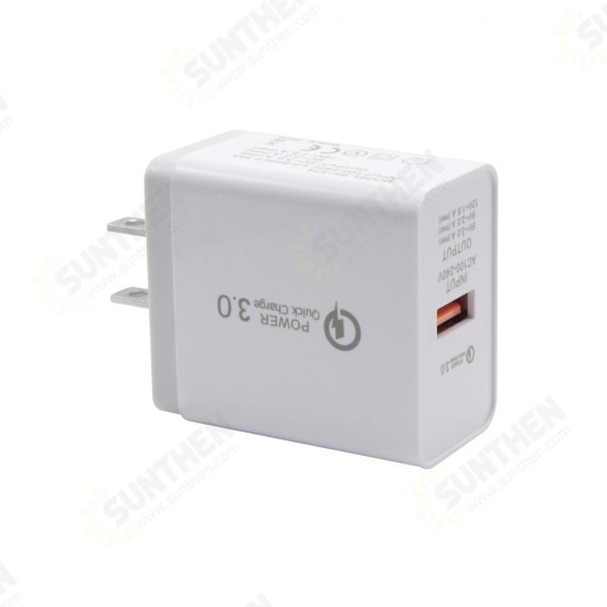 3A USB Charger QC3.0 Quick Charging For iPhone XS 11Pro Mi10 Note 9S