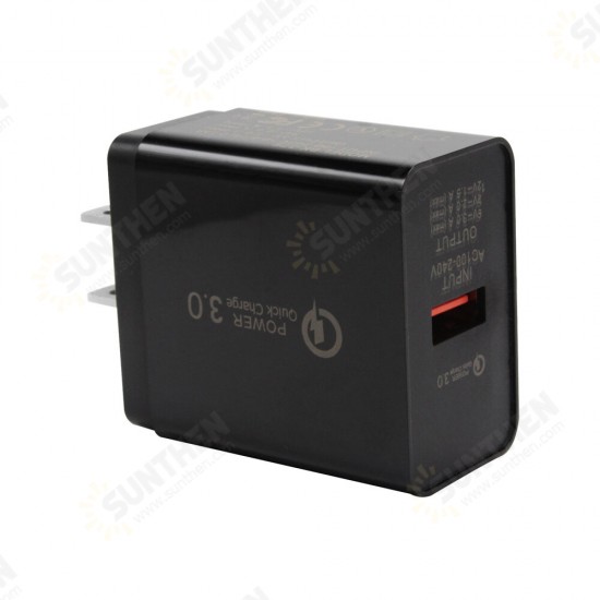 3A USB Charger QC3.0 Quick Charging For iPhone XS 11Pro Mi10 Note 9S