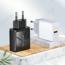3A USB Charger QC3.0 Quick Charging For iPhone XS 11Pro Mi10 Note 9S 3A USB Charger QC3.0 Quick Charging For iPhone XS 11Pro Mi10 Note 9S