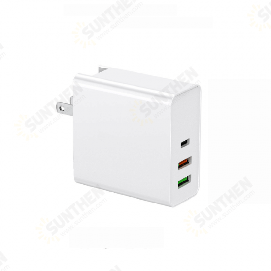 PD 60W 65W Multi-function Fast Charging USB Charger Adapter For iPhone X XS Huawei P30 Mate 20Pro Mi8 Mi9 S10 S10+